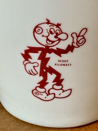 Reddy Kilowatt Restaurantware Advertising Vintage Coffee Mug Syracuse China 2