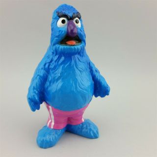 Herry Monster Ceramic Figure Vintage Gorham Sesame Street 6 Inch