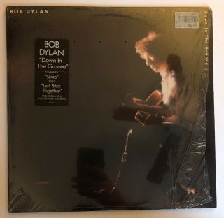 Bob Dylan - Down In The Groove - 1988 US 1st Press (EX) In Shrink,  Hype Sticker 2