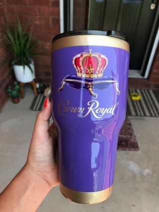 Crown Royal Deinking Custom Made Tumbler Cup