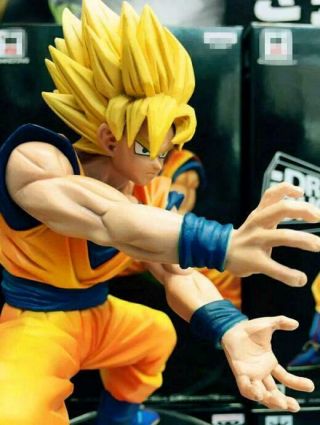 Dragon Ball Saiyan Son Goku Gohan Cell Combat Statue PVC Figure Model Doll Gift 4