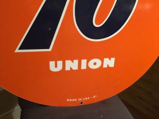 Union 76 Double Sided Porcelain Sign 3