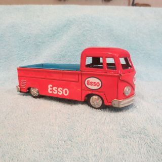 Volkswagon Pickup Truck with ESSO Gas Station Advertising 4