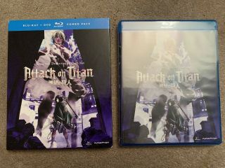 Attack On Titan Season 1 Part 2 Blu - Ray,  Dvd Combo Pack