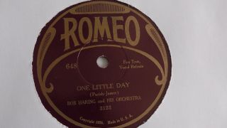 Bob Haring - 78rpm single 10 - inch – ROMEO 648 Laugh,  Clown Laugh 3