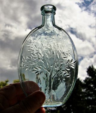 Summer Tree - Winter Tree Half Pint Civil War Era Pictorial Whiskey Flask
