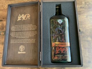 Slayer Jagermeister Download Uk Limited Edition 1/500 Bottle Box