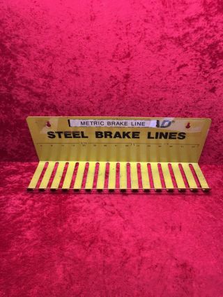 Vintage Weatherhead Brake Line Sign Display Rack 16”