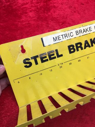 Vintage Weatherhead Brake Line Sign Display Rack 16” 3