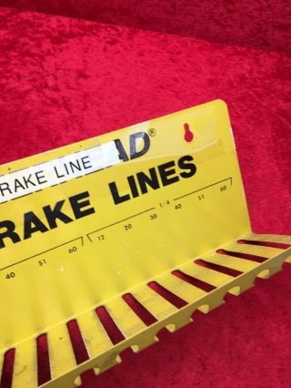 Vintage Weatherhead Brake Line Sign Display Rack 16” 4