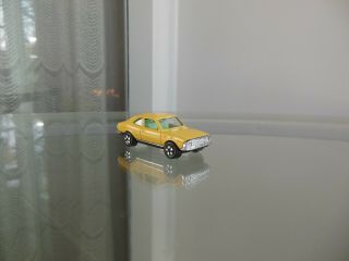 Vintage Playart Toyota Corolla 1400 Sr Yellow With Light Teal Interior
