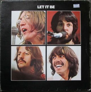 The Beatles ‎let It Be Vinyl Reissue,  Remastered Uk Record