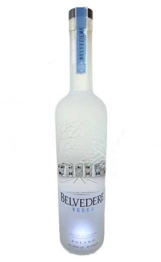 Rare 6l Belvedere Vodka Frosted 6 Liter Bottle With Cap And Cork