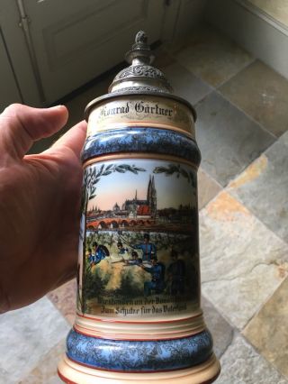 Early 1900’s German Military Beer Stein