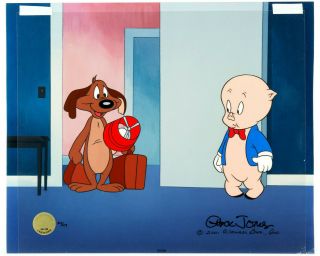 Little Orphan Airedale Chuck Jones Signed 24 Of 47 Very Limited Edition Cel Loa