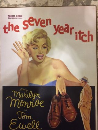 The Seven Year Itch Marilyn Monroe Movie Poster