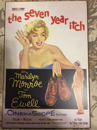 The Seven Year Itch Marilyn Monroe Movie Poster 3