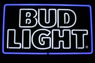 Bud Light Beer Led Sign - Opti Neon - 29” X 17” -