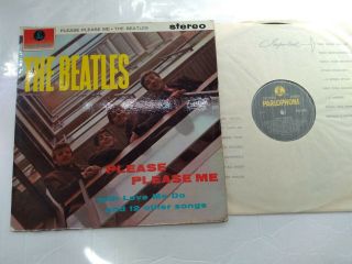 The Beatles - Please Please Me - Uk 1963 Stereo Vinyl Lp Early Labels