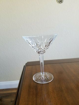 Waterford Crystal " Lismore " Set (4) Martini Glasses,