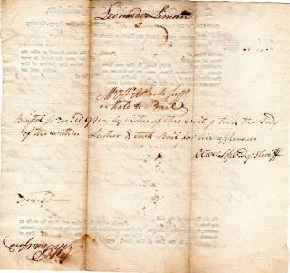 1791,  Taunton,  Mass. ,  Luther Lincoln,  negro man,  hauled to jail,  non - payment 2