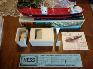 1966 Hess Voyager Tanker Ship W/original Box & Instructions