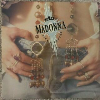 Madonna - Like A Prayer Lp (1989) Sire - W1 - 25844.  Ex,  /ex.  Club Edition