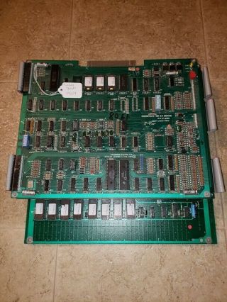 Bally / Midway Timber Arcade Machine Pcb Board Set W/new Cables  Rare