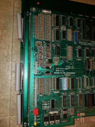 Bally / Midway Timber Arcade Machine PCB Board Set w/New Cables  Rare 2