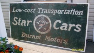 Durant Motors Star Cars Dealership Sign 10