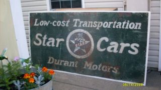 Durant Motors Star Cars Dealership Sign 11