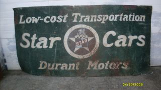 Durant Motors Star Cars Dealership Sign