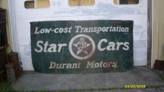 Durant Motors Star Cars Dealership Sign 3