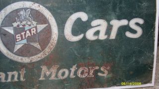 Durant Motors Star Cars Dealership Sign 8