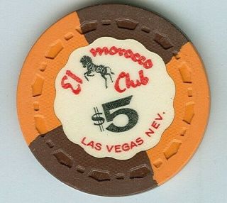 El Morocco Club Casino (las Vegas) $5 Chip (su) (n7559) (tcr 19 Rated M - Reserve)