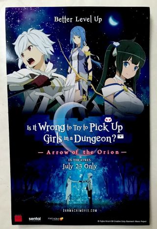 Ax 2019 Is It Wrong To Pick Up Girls In A Dungeon : Arrow Of The Orion Poster