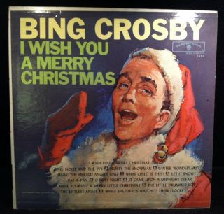 Bing Crosby I Wish You A Merry Christmas 12 " Vinyl (1962,  Warner Brothers 1484)