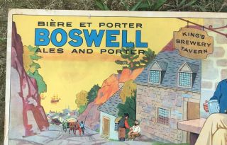 Boswell Quebec City Ale Porter Beer Sign 2