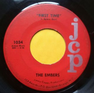 The Embers First Time B/w I Wanna Be (your Everything) Northern Soul 45 Jcp 1034