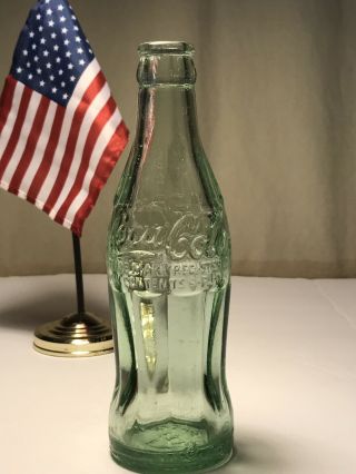PAT ' D DEC.  25,  1923 Coca - Cola Hobbleskirt Coke Bottle - EL PASO,  TEX.  Texas 3