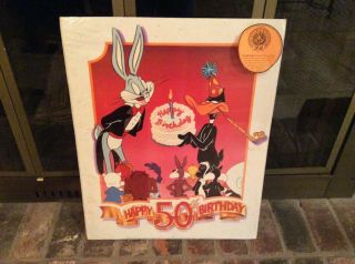 Happy 50th Birthday Bugs Bunny Poster