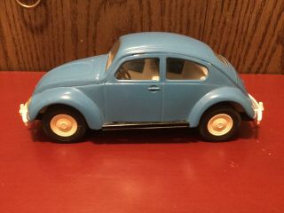 Vintage Tonka Light Blue Volkswagen Vw Beetle Bug Car 52680 Exc.