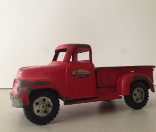 Vintage Tonka Red Pickup Toy Truck