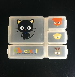 Vintage 90s Sanrio Chococat Small Plastic Pill Box Or Storage Box