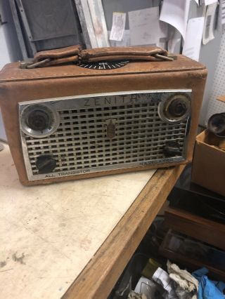 Zenith Royal 760 Navigator Vintage Portable Transistor Radio Reatore