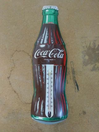 Vintage Tin Advertising Coca Cola Coke Thermometer