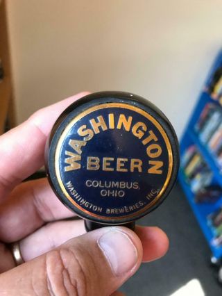 Washington Brewing Company Columbus Ohio Beer Tap Knob Washington Beer Near