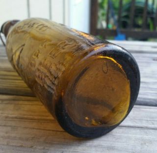 HENRY ELIAS ANTIQUE NY BLOB TOP LAGER BEER BOTTLE VERY RARE 7