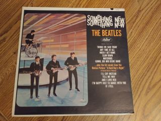 The Beatles “something New” 1964 Mono Cover In Ex,  Good Record Usa