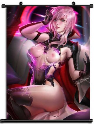 @01 Final Fantasy Hd Print Uncover Home Decor Anime Poster Wall Scroll 60 90cm
